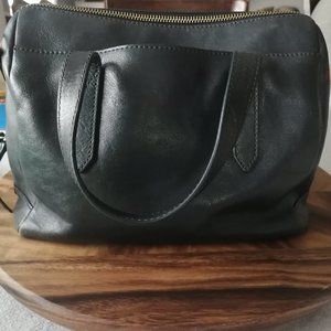 Fossil Cow Hide Leather Bag Cross Body and Top Handle